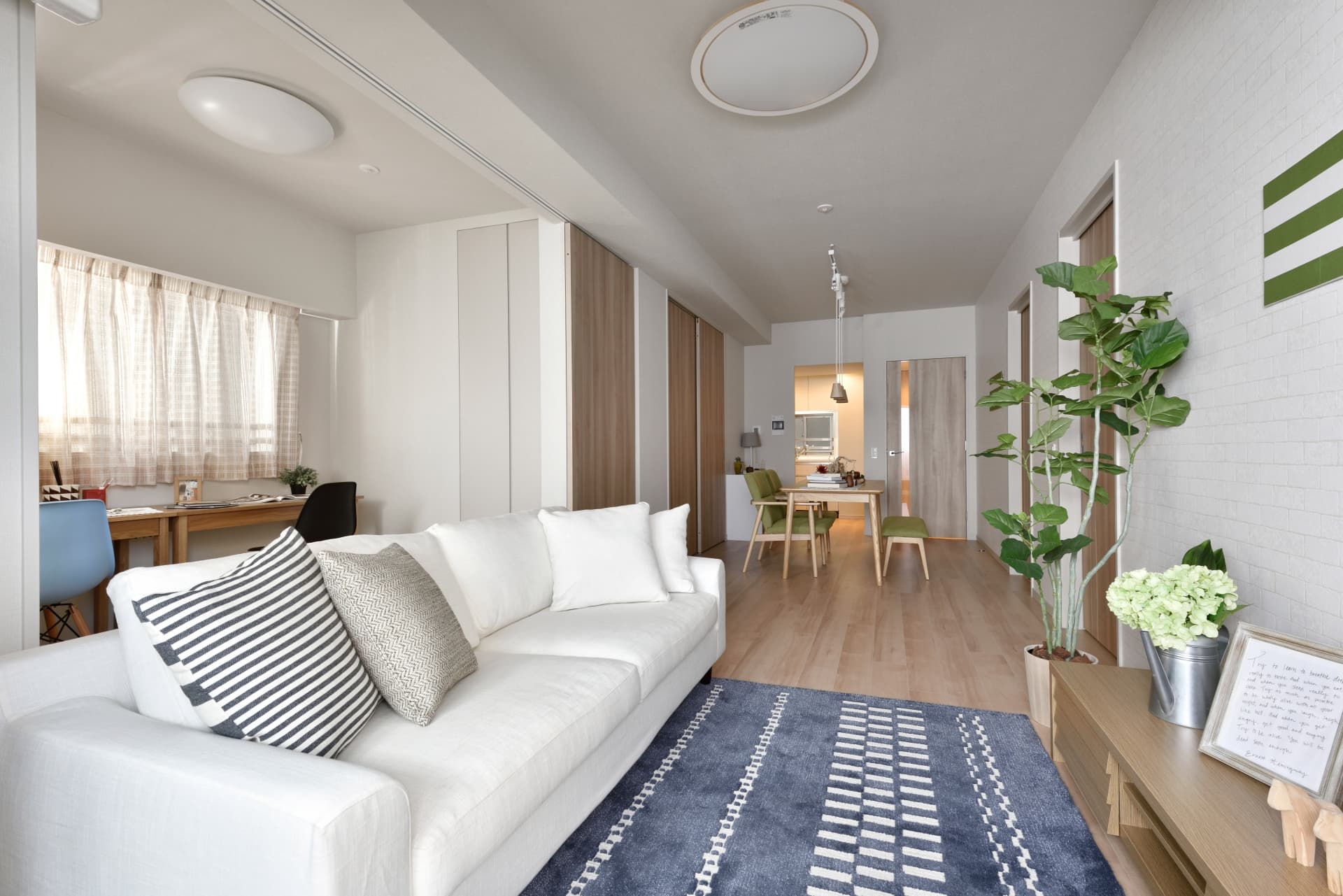 間仕切りドアで将来性のある間取り